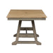 Liberty Furniture Lindsey Farm Trestle Dining Table in Gray and Sandstone - Furniture Max (Falls Church,VA) *