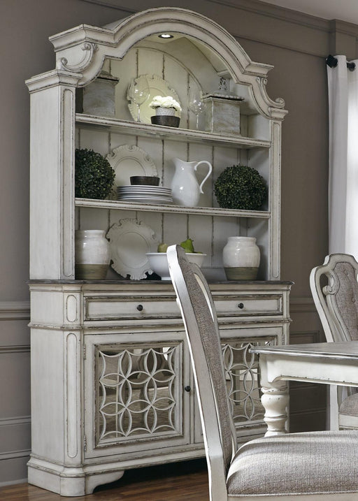 Liberty Furniture Magnolia Manor Display China in Antique White - Furniture Max (Falls Church,VA) *