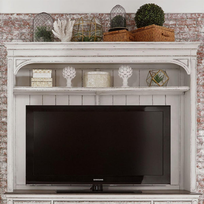 Liberty Furniture Magnolia Manor Entertainment  Hutch in Antique White - Furniture Max (Falls Church,VA) *