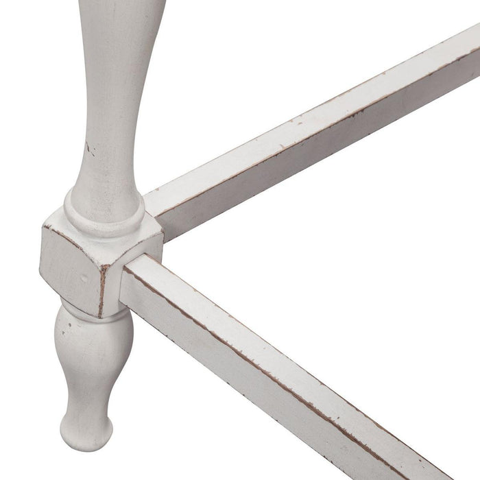 Liberty Furniture Magnolia Manor Spindle Back Counter Chair in Antique White - Furniture Max (Falls Church,VA) *