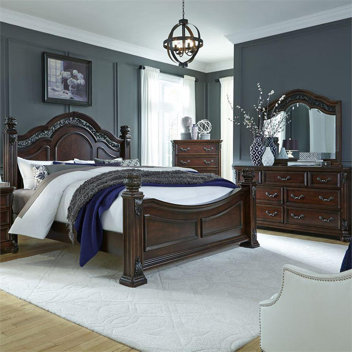 Liberty Furniture Messina Estates Queen Poster Bed - Furniture Max (Falls Church,VA) *