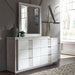 Liberty Furniture Mirage 6 Drawer Dresser in Wirebrushed White - Furniture Max (Falls Church,VA) *