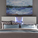 Liberty Furniture Mirage King Travertine Panel Bed in Wirebrushed White - Furniture Max (Falls Church,VA) *