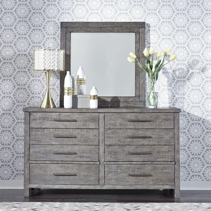 Liberty Furniture Modern Farmhouse Drawer Dresser in Dusty Charcoal - Furniture Max (Falls Church,VA) *