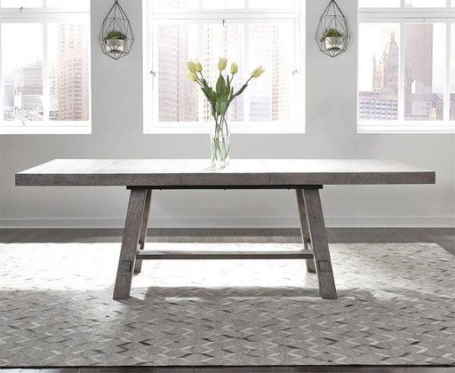 Liberty Furniture Modern Farmhouse Trestle Dining Table in Dusty Charcoal 406-P4860 - Furniture Max (Falls Church,VA) *