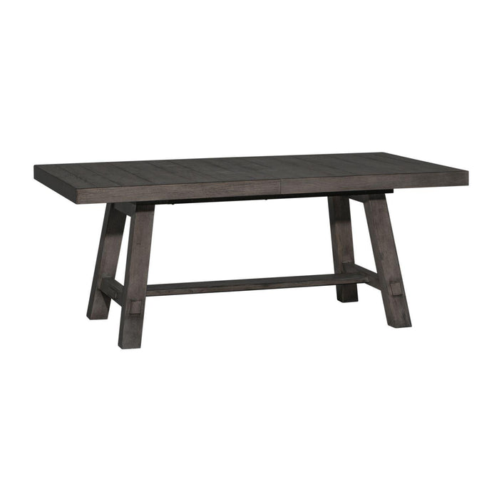 Liberty Furniture Modern Farmhouse Trestle Dining Table in Dusty Charcoal 406-P4860 - Furniture Max (Falls Church,VA) *
