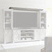 Liberty Furniture Ocean Isle Entertainment Center with Piers in Antique White with Weathered Pine - Furniture Max (Falls Church,VA) *
