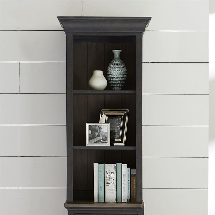 Liberty Furniture Ocean Isle Left Pier Unit in Slate with Weathered Pine - Furniture Max (Falls Church,VA) *