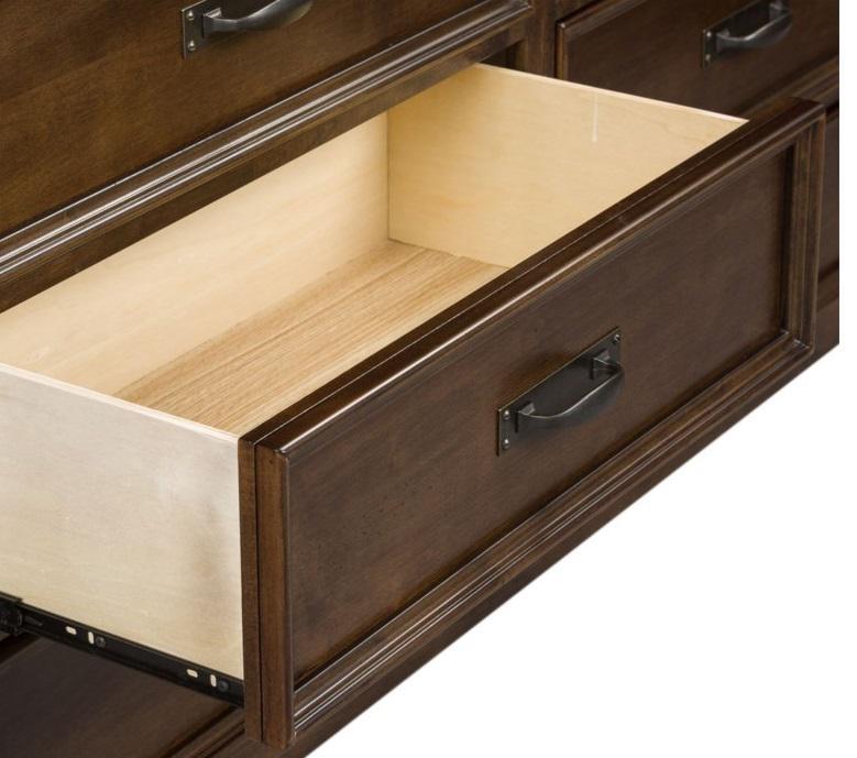 Liberty Furniture Saddlebrook 9 Drawer Dresser in Tobacco Brown - Furniture Max (Falls Church,VA) *