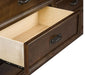Liberty Furniture Saddlebrook 9 Drawer Dresser in Tobacco Brown - Furniture Max (Falls Church,VA) *