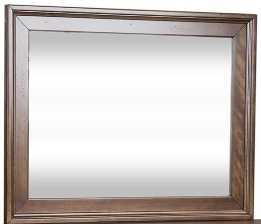 Liberty Furniture Saddlebrook Mirror in Tobacco Brown - Furniture Max (Falls Church,VA) *