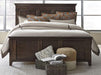 Liberty Furniture Saddlebrook Queen Panel Bed in Tobacco Brown - Furniture Max (Falls Church,VA) *