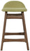 Liberty Furniture Space Saver 24" Counter Chair (Green) in Satin Walnut (Set of 2) - Furniture Max (Falls Church,VA) *