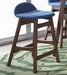 Liberty Furniture Space Saver Barstool30 (Blue) in Satin Walnut (Set of 2) - Furniture Max (Falls Church,VA) *