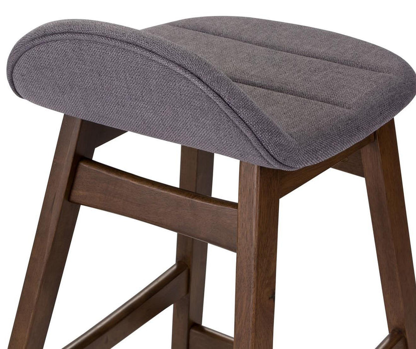 Liberty Furniture Space Saver Barstool30 (Grey) in Satin Walnut (Set of 2) - Furniture Max (Falls Church,VA) *