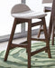Liberty Furniture Space Saver Barstool30 (Light Tan) in Satin Walnut (Set of 2) - Furniture Max (Falls Church,VA) *