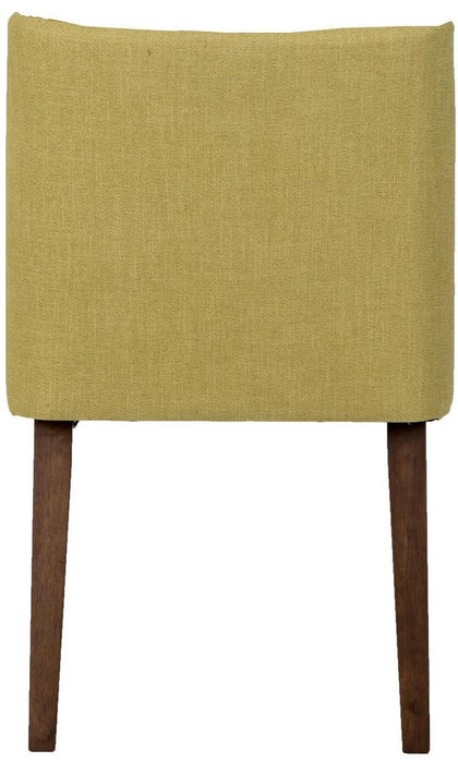 Liberty Furniture Space Saver Nido Chair (Green) in Satin Walnut (Set of 2) - Furniture Max (Falls Church,VA) *