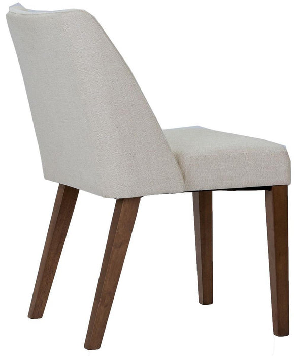 Liberty Furniture Space Saver Nido Chair (Light Tan) in Satin Walnut (Set of 2) - Furniture Max (Falls Church,VA) *