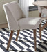 Liberty Furniture Space Saver Nido Chair (Light Tan) in Satin Walnut (Set of 2) - Furniture Max (Falls Church,VA) *