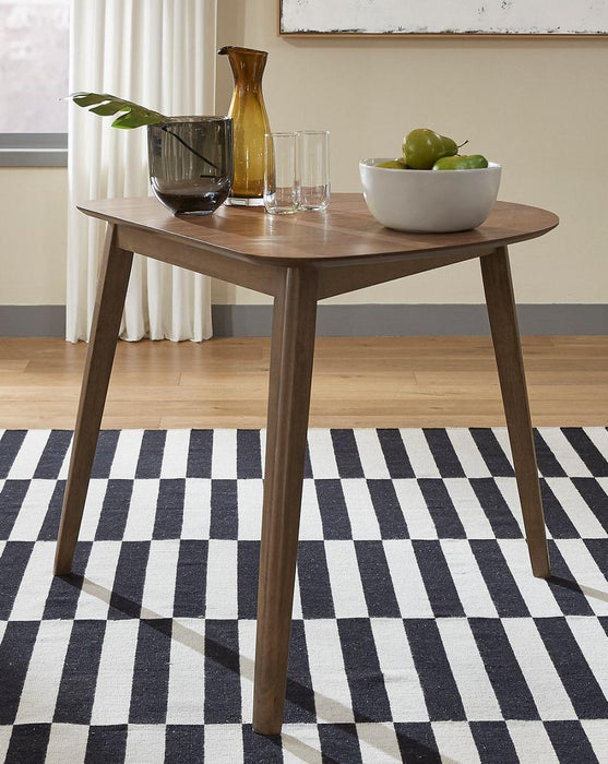 Liberty Furniture Space Saver Triangle Table in Satin Walnut - Furniture Max (Falls Church,VA) *