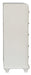 Liberty Furniture Stardust 5 Drawer Chest in Iridescent White - Furniture Max (Falls Church,VA) *