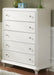 Liberty Furniture Stardust 5 Drawer Chest in Iridescent White - Furniture Max (Falls Church,VA) *