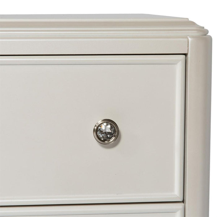 Liberty Furniture Stardust 6 Drawer Dresser in Iridescent White - Furniture Max (Falls Church,VA) *