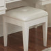 Liberty Furniture Stardust Vanity Stool in Iridescent White - Furniture Max (Falls Church,VA) *