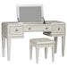 Liberty Furniture Stardust Vanity Stool in Iridescent White - Furniture Max (Falls Church,VA) *