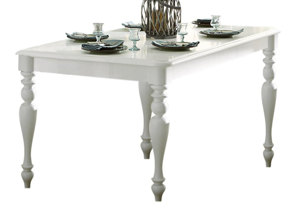 Liberty Furniture Summer House Rectangular Leg Table in Oyster White - Furniture Max (Falls Church,VA) *