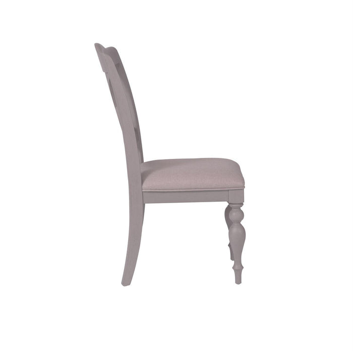 Liberty Furniture Summer House Slat Back Side Chair (RTA) in Dove Grey (Set of 2) - Furniture Max (Falls Church,VA) *