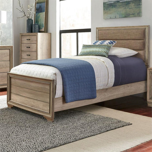 Liberty Furniture Sun Valley Full Upholstered Bed in Sandstone - Furniture Max (Falls Church,VA) *