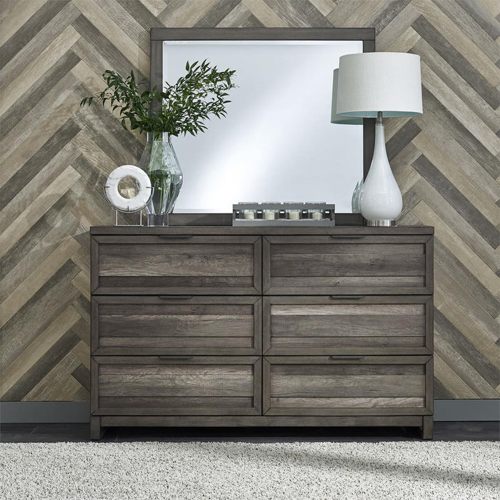 Liberty Furniture Tanners Creek Mirror in Greystone - Furniture Max (Falls Church,VA) *