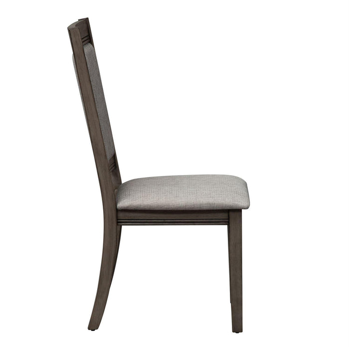 Liberty Furniture Tanners Creek Upholstered Side Chair (RTA) in Greystone (Set of 2) - Furniture Max (Falls Church,VA) *