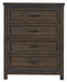 Liberty Furniture Thornwood Hills 4 Drawer Chest in Rock Beaten Gray - Furniture Max (Falls Church,VA) *