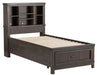 Liberty Furniture Thornwood Hills Full Bookcase Bed in Rock Beaten Gray - Furniture Max (Falls Church,VA) *