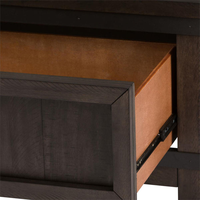 Liberty Furniture Thornwood Hills Full Bookcase Bed in Rock Beaten Gray - Furniture Max (Falls Church,VA) *