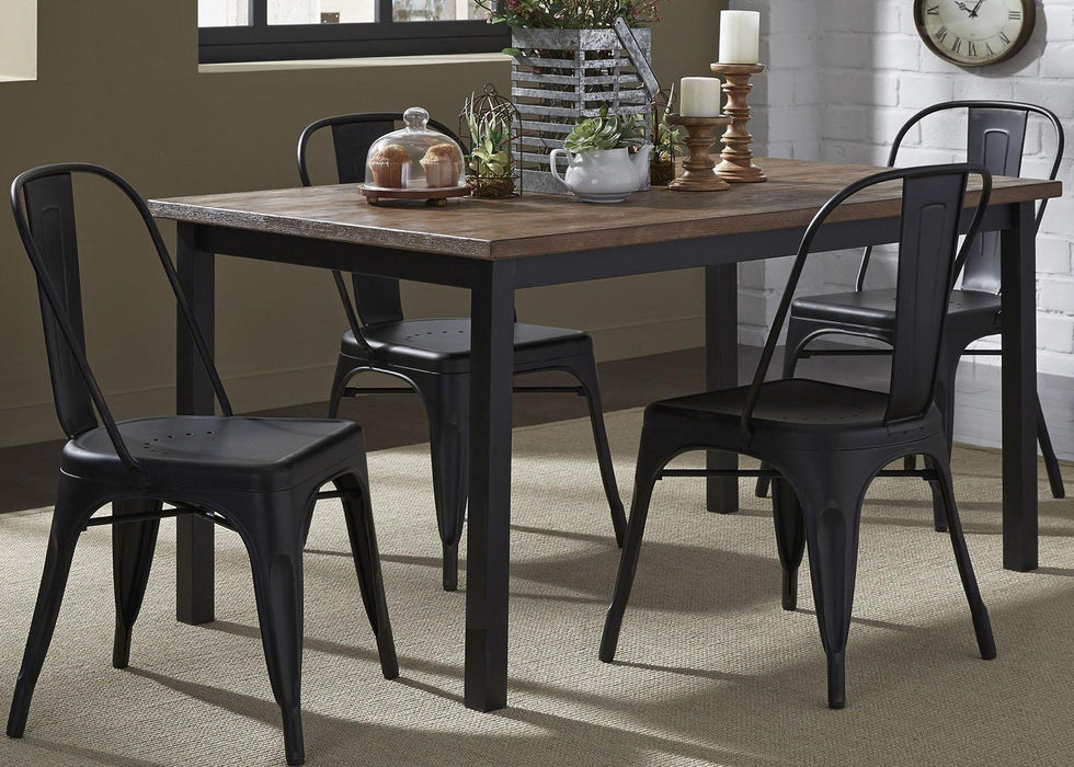 Liberty Furniture Vintage Dining Series Bow Back Dining Side Chair in Black (Set of 2) - Furniture Max (Falls Church,VA) *