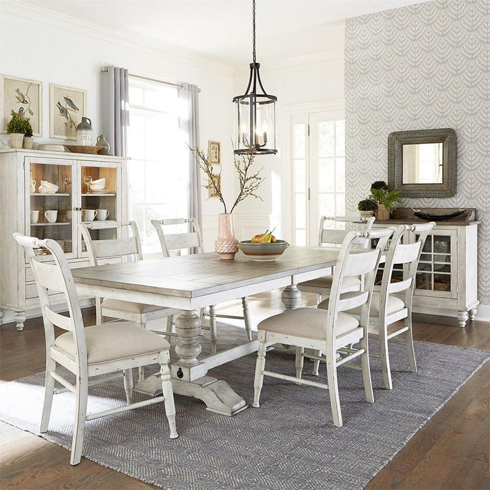 Liberty Furniture Whitney Display Cabinet in Weathered Gray - Furniture Max (Falls Church,VA) *