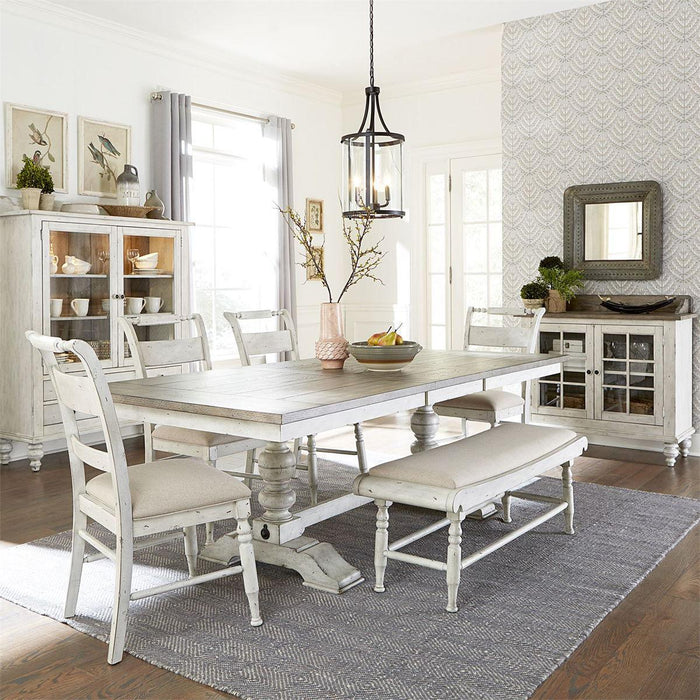 Liberty Furniture Whitney Display Cabinet in Weathered Gray - Furniture Max (Falls Church,VA) *