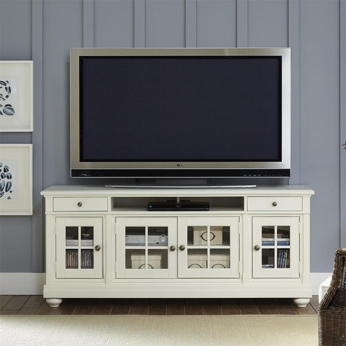 Liberty Harbor View 74" Entertainment TV Stand in Linen - Furniture Max (Falls Church,VA) *