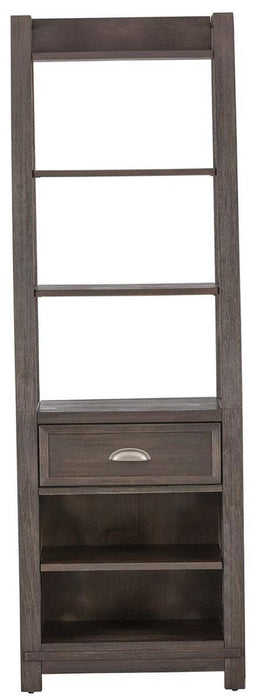 Liberty Heatherbrook 56" Entertainment Center with Piers in Charcoal & Ash - Furniture Max (Falls Church,VA) *