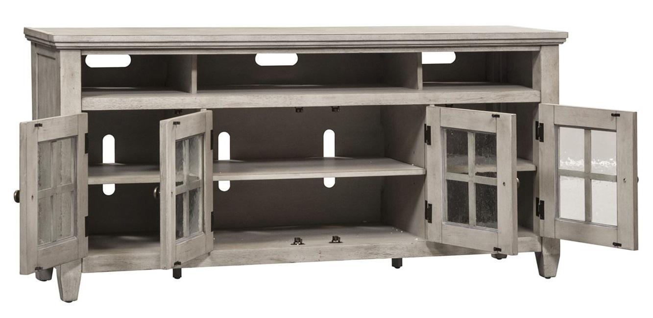 Liberty Heartland 66" TV Stand in Antique White - Furniture Max (Falls Church,VA) *
