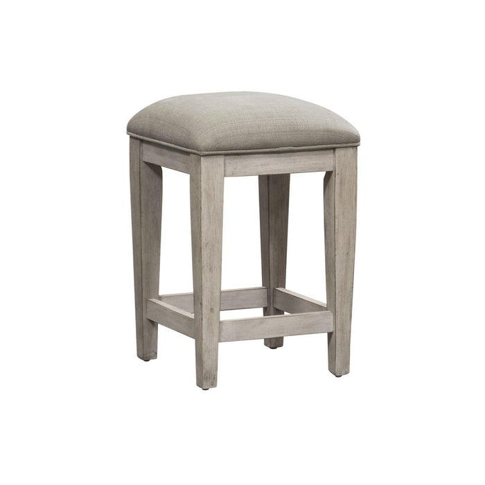 Liberty Heartland Console Stool in Antique White - Furniture Max (Falls Church,VA) *