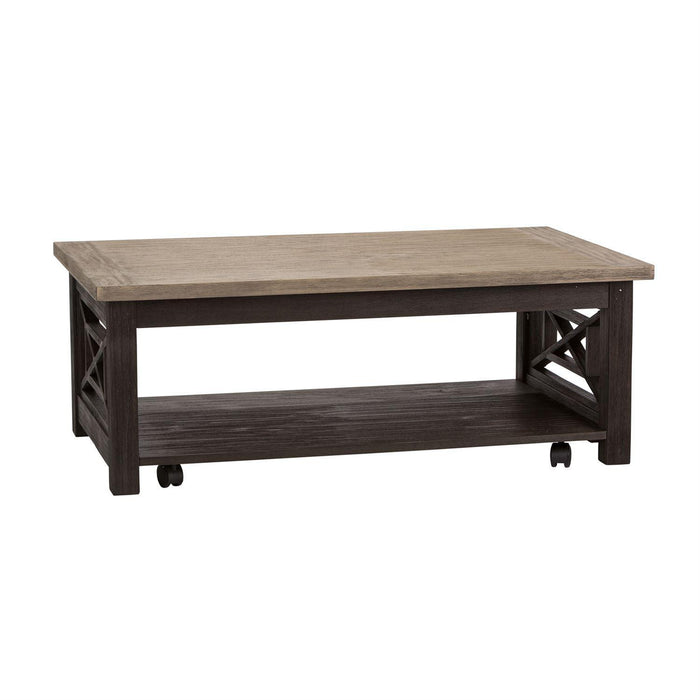 Liberty Heatherbrook Cocktail Table in Charcoal and Ash - Furniture Max (Falls Church,VA) *
