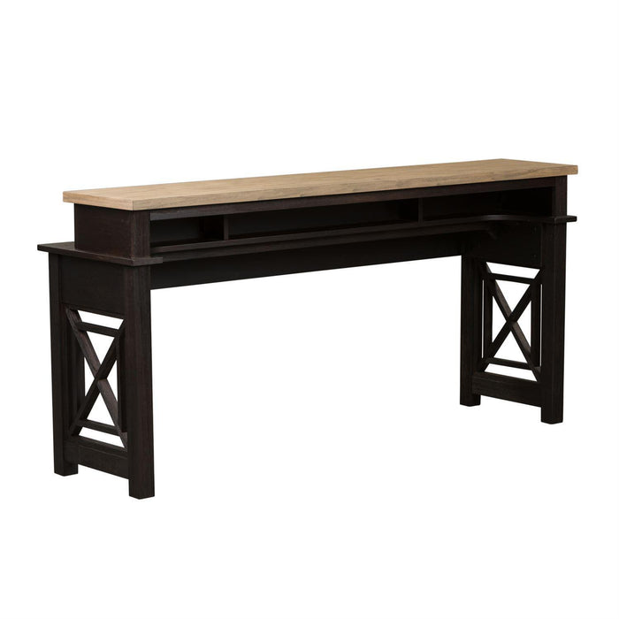 Liberty Heatherbrook Console Bar Table in Charcoal and Ash - Furniture Max (Falls Church,VA) *