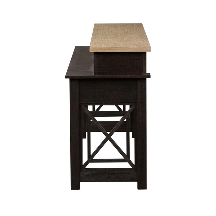 Liberty Heatherbrook Console Bar Table in Charcoal and Ash - Furniture Max (Falls Church,VA) *