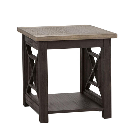 Liberty Heatherbrook End Table in Charcoal and Ash - Furniture Max (Falls Church,VA) *