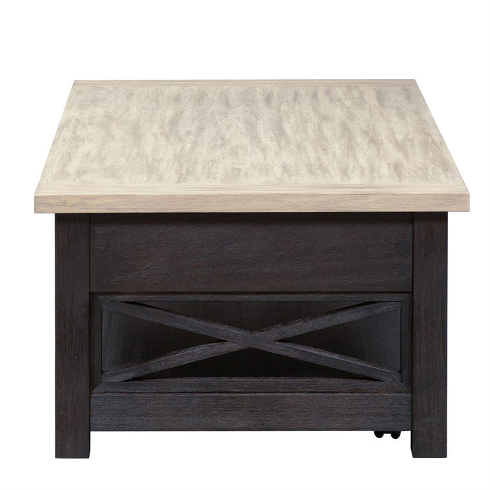 Liberty Heatherbrook Lift Top Cocktail Table in Charcoal and Ash - Furniture Max (Falls Church,VA) *