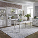 Liberty Magnolia Manor Credenza with Hutch in Antique White - Furniture Max (Falls Church,VA) *
